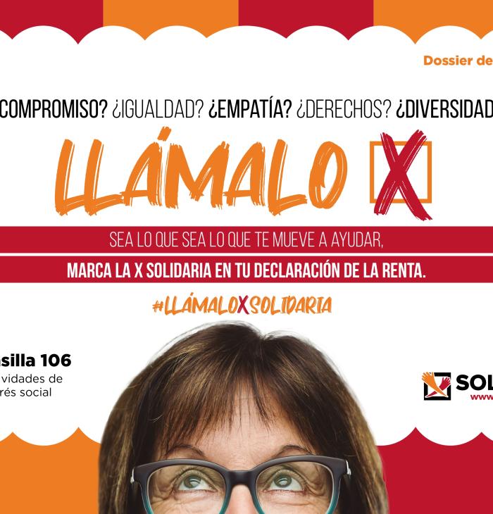 Publicidad de la X Solidaria en un cartel con información de la casilla 106.