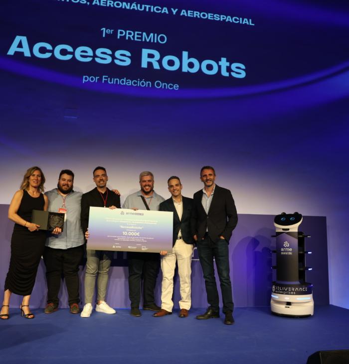 Fundación ONCE, ganador en los ARME awards por ‘AccessRobots’ Fundación ONCE, ganador en los ARME awards por ‘AccessRobots’