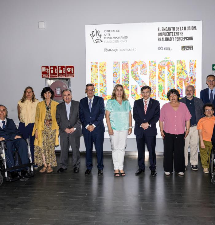Fundación ONCE inaugura su X Bienal de Arte Contemporáneo en CentroCentro Fundación ONCE inaugura su X Bienal de Arte Contemporáneo en CentroCentro
