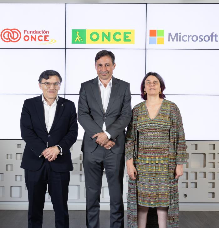 Fundación ONCE, ONCE y Microsoft impulsan nuevas iniciativas basadas en IA para avanzar en accesibilidad y empleabilidad de personas con discapacidad