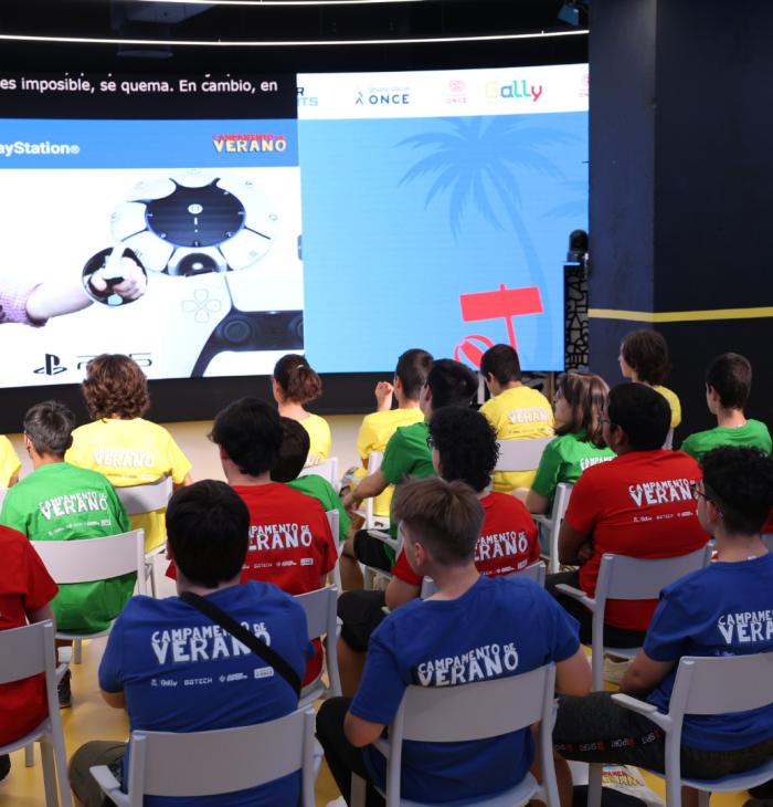 FUNDACIÓN ONCE CIERRA EN MADRID LOS CAMPAMENTOS DE VERANO DE VIDEOJUEGOS INCLUSIVOS