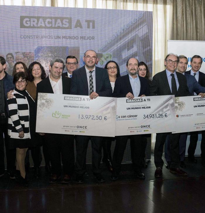 Programa "Gracias A Ti" Nómina Solidaria de los trabajadores de Fundación ONCE e ILUNION en el año 2017