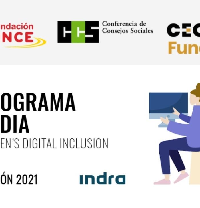 SELECCIONADAS LAS 50 MUJERES CON DISCAPACIDAD QUE PARTICIPARÁN EN LA SEGUNDA CONVOCATORIA DEL PROGRAMA RADIA, EDICIÓN INDRA 21/22