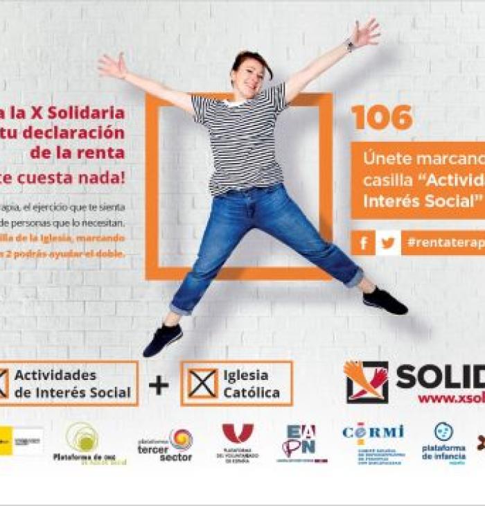 Decide a dónde van tus impuestos: marca X Solidaria