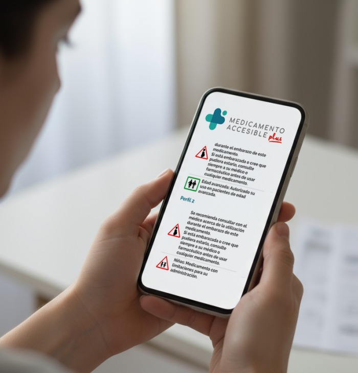 La app ‘MEDICAMENTO ACCESIBLE Plus’ incorpora nuevos pictogramas y alertas para facilitar la información sobre medicamentos a personas mayores o con discapacidad